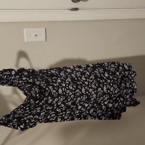 Large black off shoulder dress